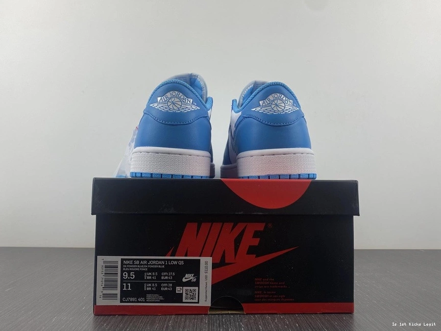 UNC Low 1 CJ7891-401 Jordan SB   1218
